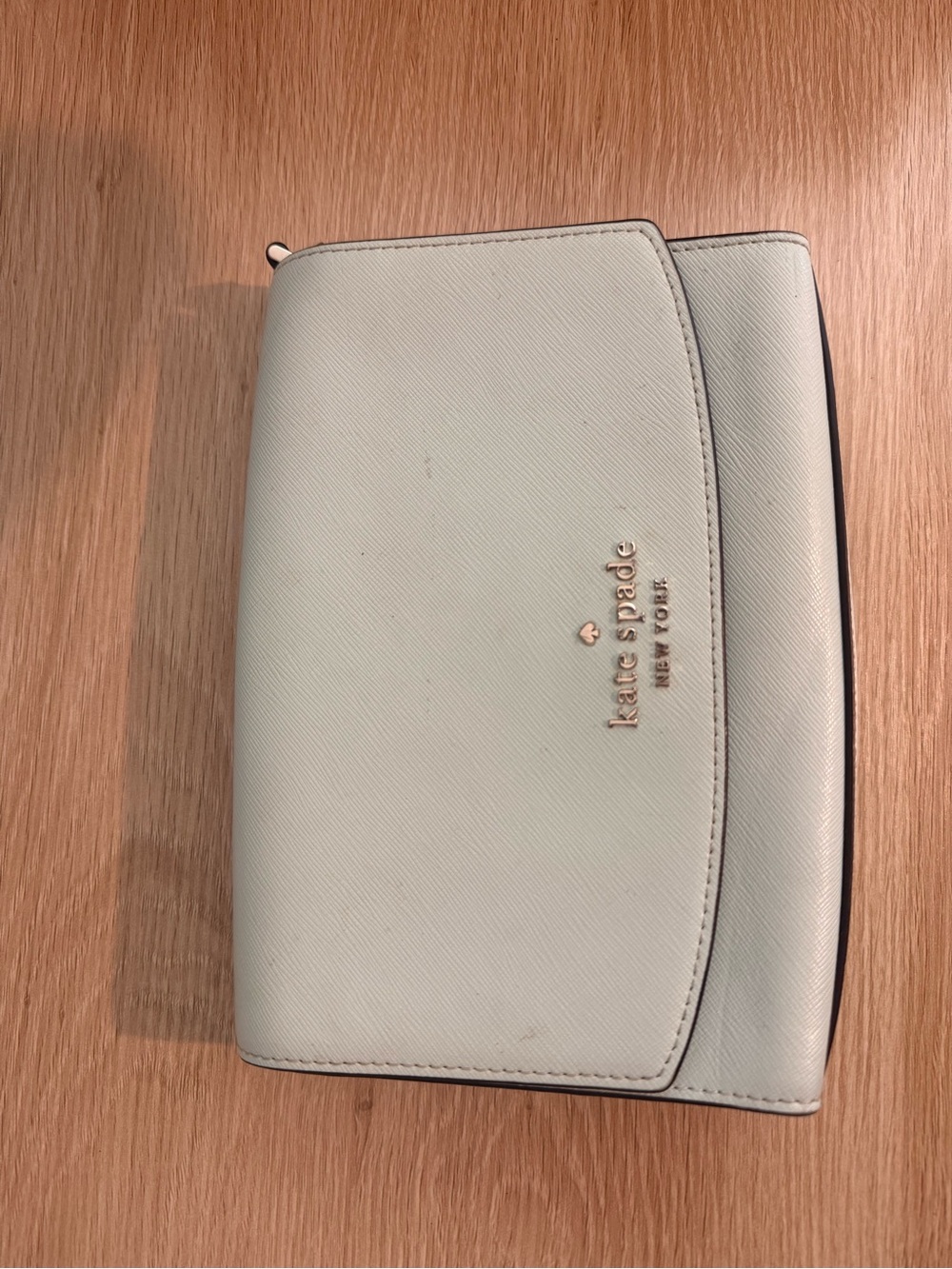 Kate Spade mint green Saffiano Leather Crossbody Purse